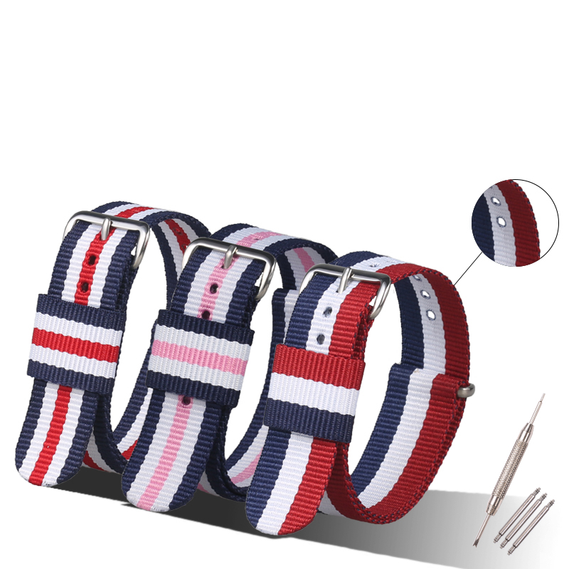 Watch Strap for DW Nylon Strap - Curved Spring Bar recension och pris