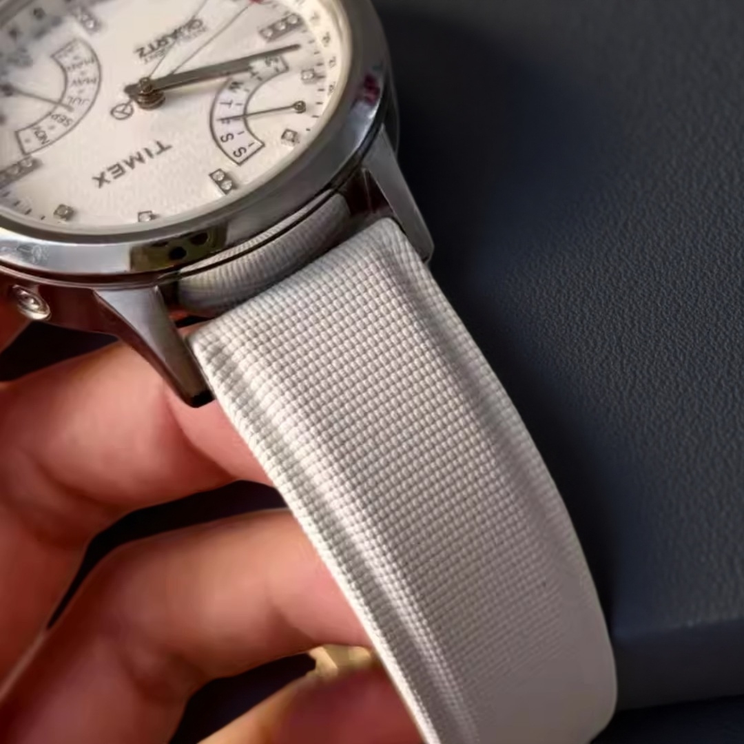 20 21 22mm Sailcloth FKM Rubbe - Cartier Watch Ballon Bleu recension och pris