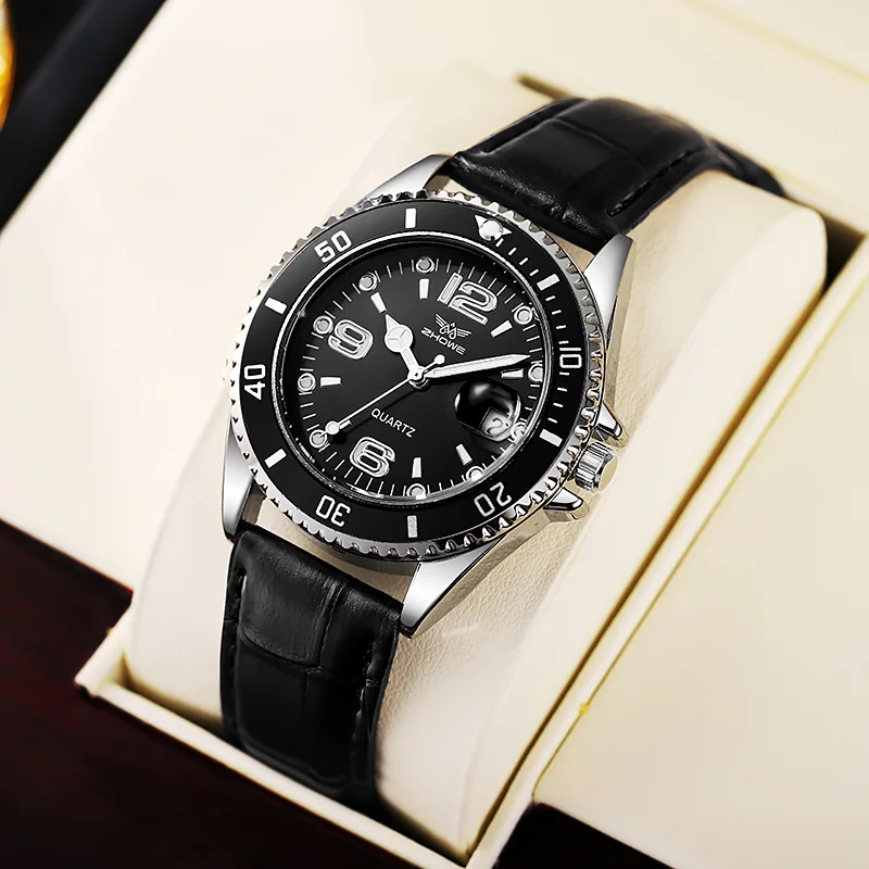 Fashion Leather Strap Men Busi - Cartier Watch Tank recension och pris