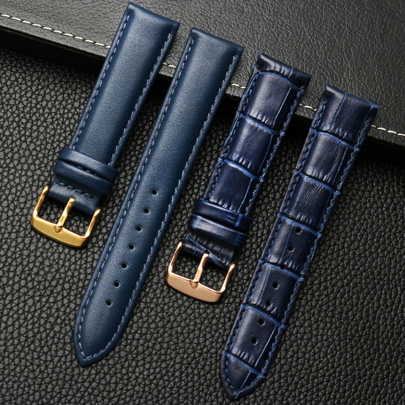 Genuine leather bracelet blue  - Cartier Watch Ballon Bleu recension och pris