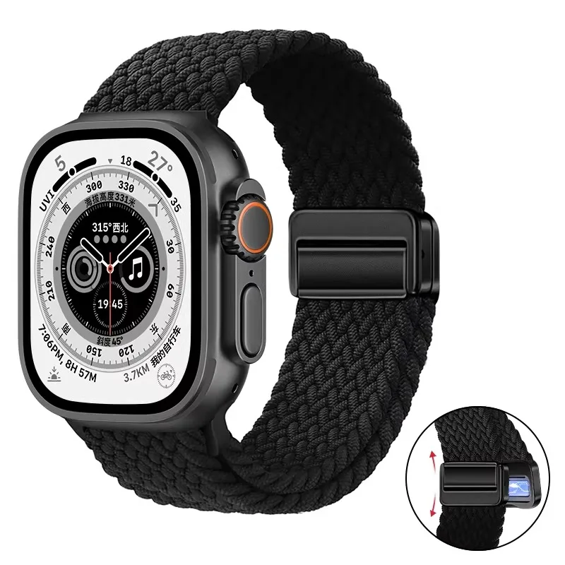 Nylon Loop Strap For Apple Wat - Milanese Loop Magnetic recension och pris
